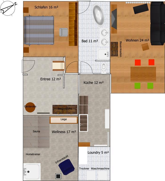 Gerda Wellness Apartment Grinzens Buitenkant foto
